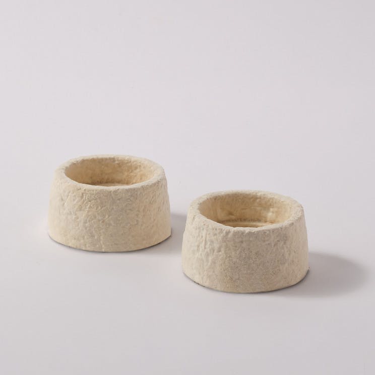 product shot of small round candle holder